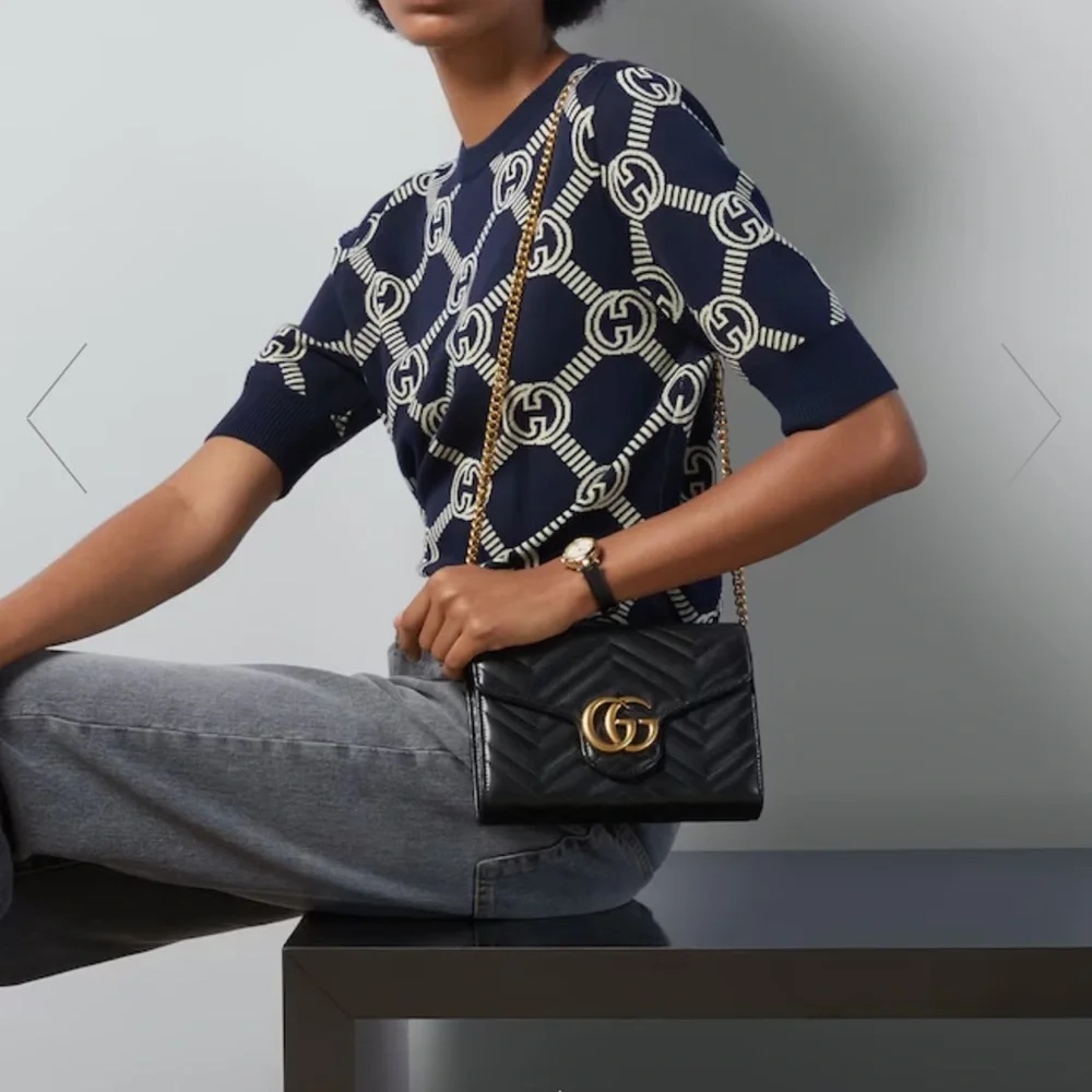 Gucci Marmont mini black leather bag - Picture 3 of 4